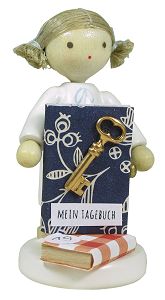 Flade Engel mit Tagebuch (19)  (Flade 6190) Engel mit Tagebuch (19)
